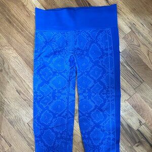 Lululemon Snake Blue Leggings